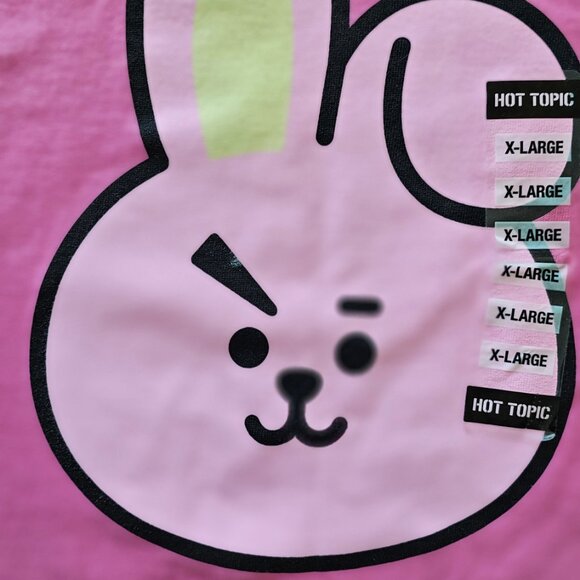 BTS Hot Topic BT21 "Cooky" T-Shirt Size XL | NEW with Tags | KPOP Cute Anime OOP - Picture 2 of 4